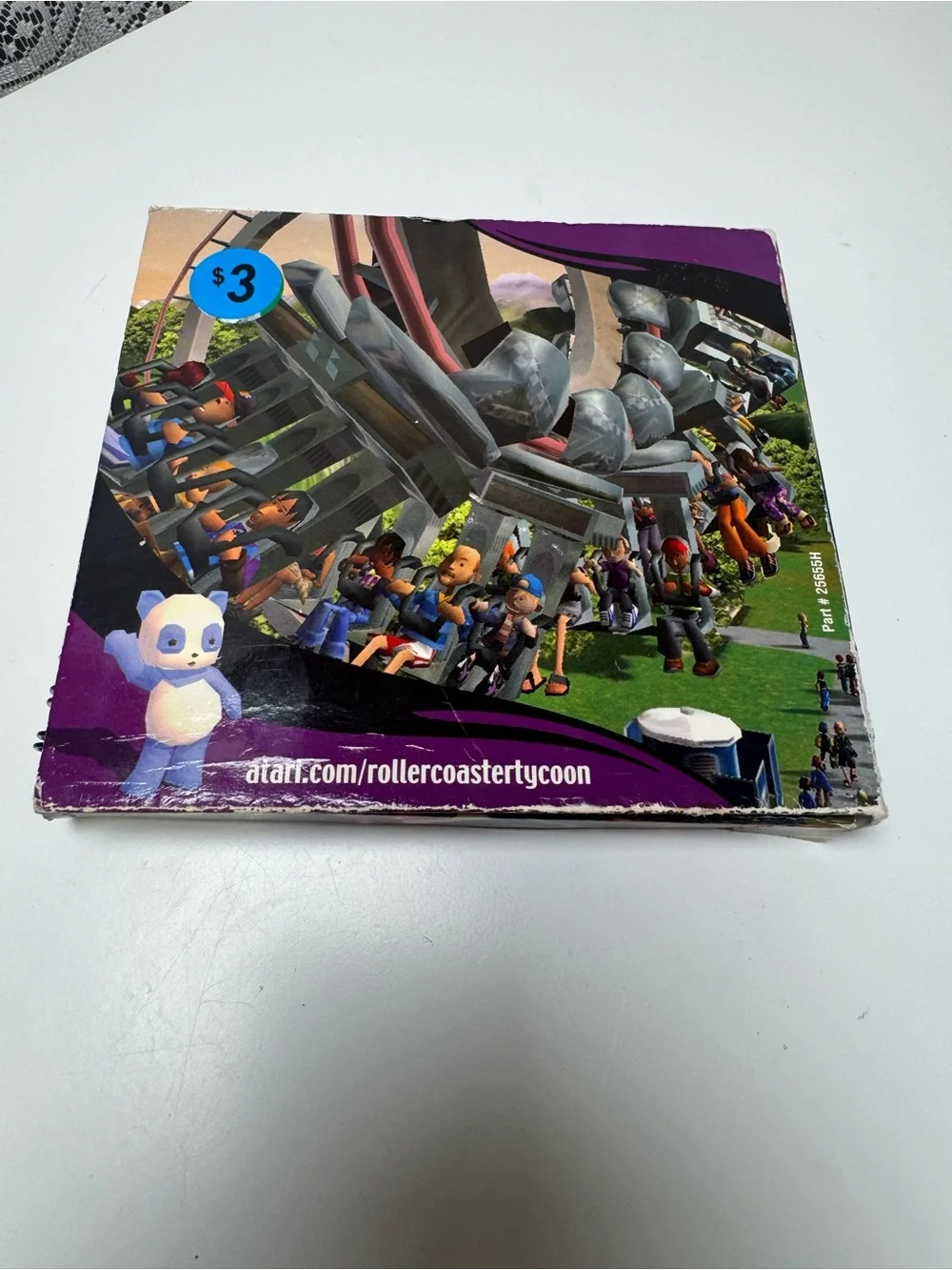CIB Atari Spiral Manual RollerCoaster Tycoon 3 PC Game